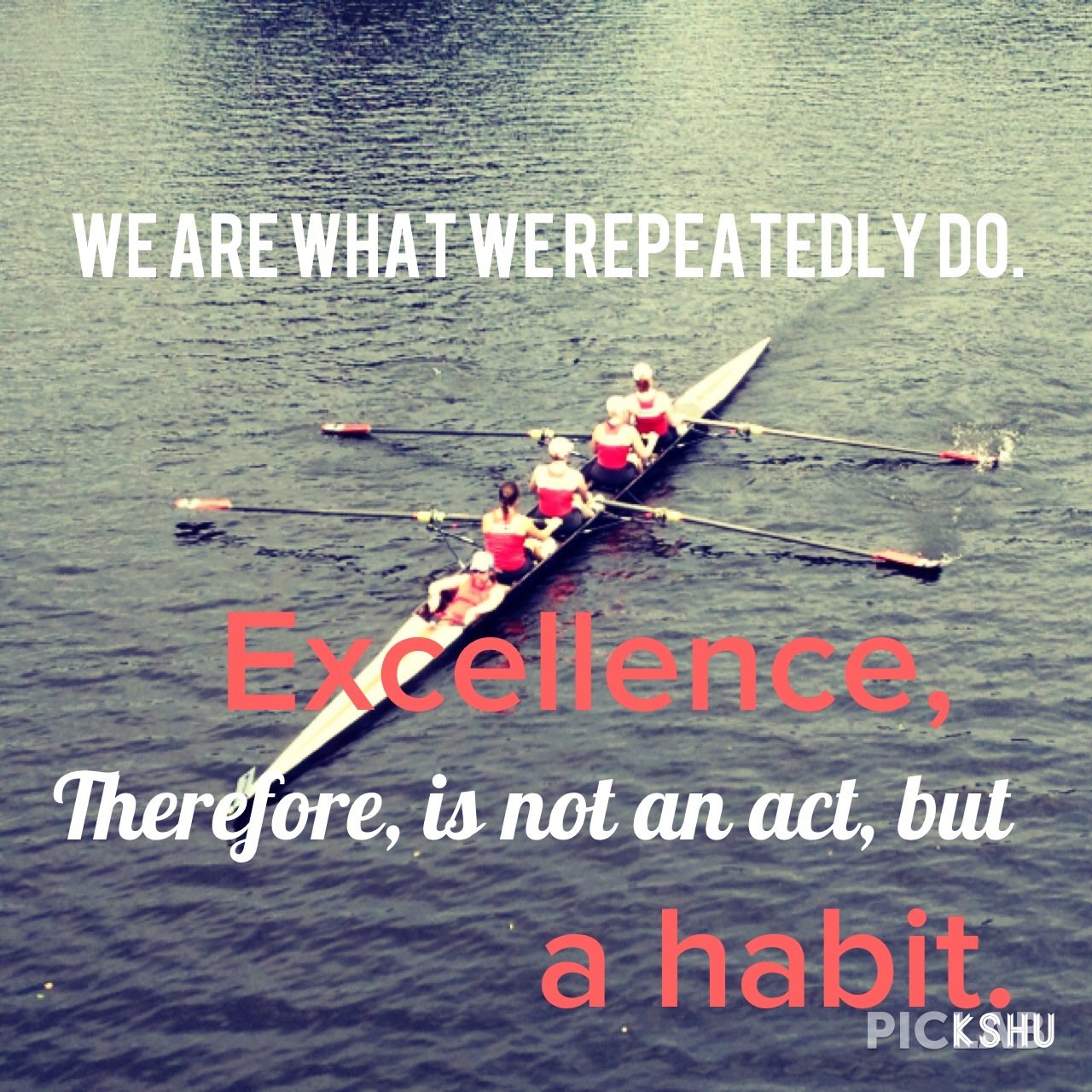 ... Quotes Act Aristotle Habit Hard Work Motivational Quotes Quotes rowing